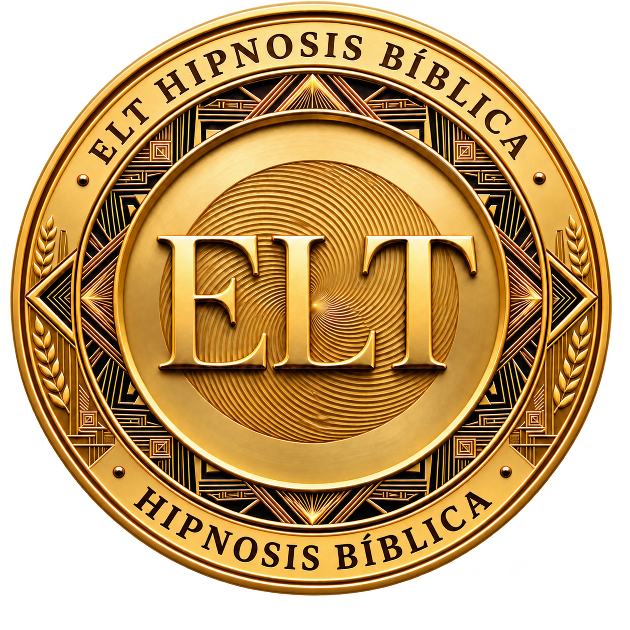 Medallón dorado ELT